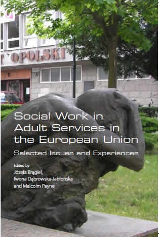 książka pod tytułem Social Work in Adult Services in the European Union